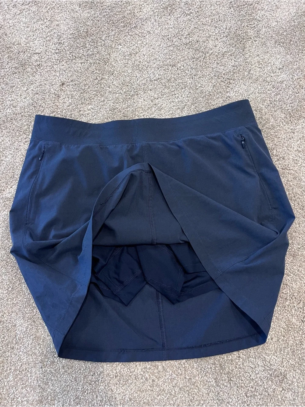 Kuhl Freeflex Skort Women Sz Medium Athletic Night Sky Blue Lightweight 6307 $85 - Picture 7 of 16